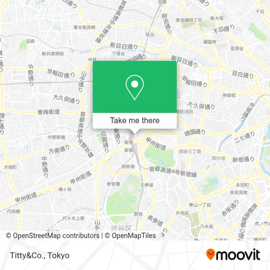 Titty&Co. map
