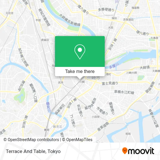 Terrace And Table map