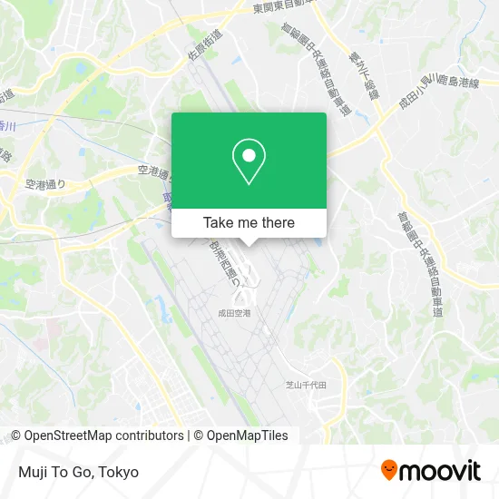 Muji To Go map