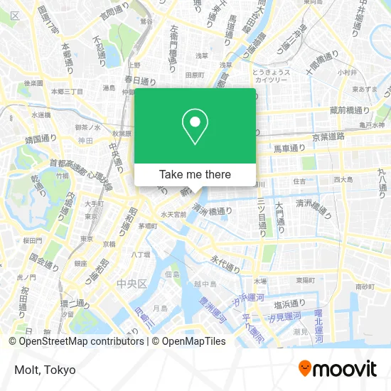 Molt map