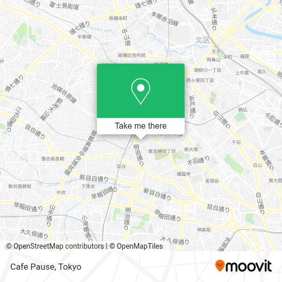 Cafe Pause map