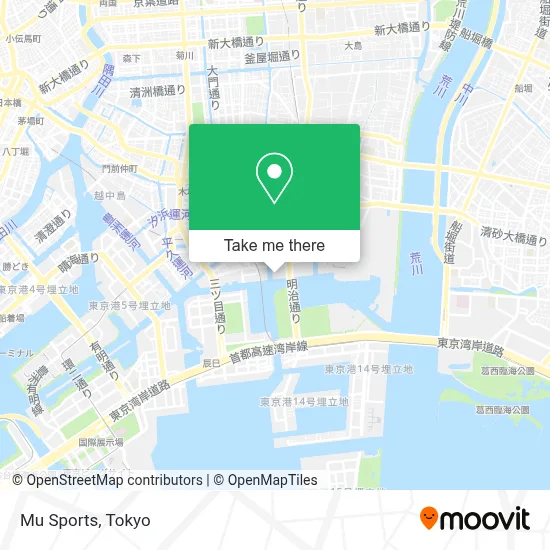 Mu Sports map
