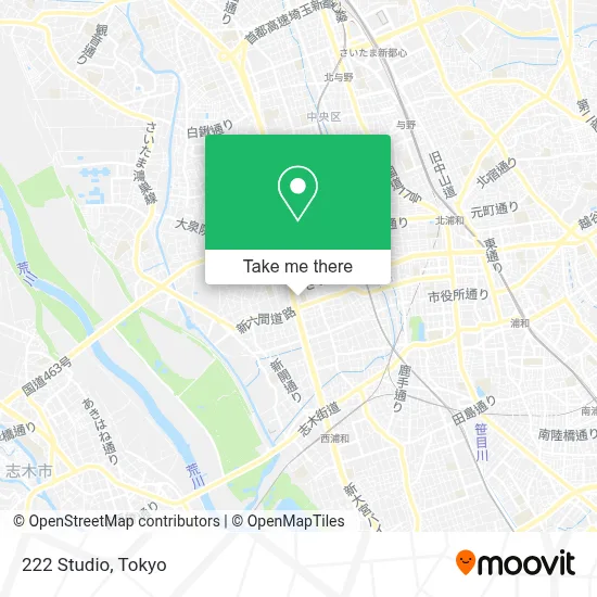 222 Studio map