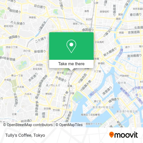 Tully's Coffee map