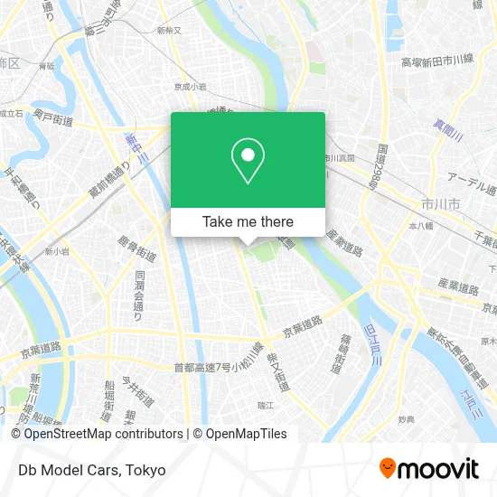 Db Model Cars map