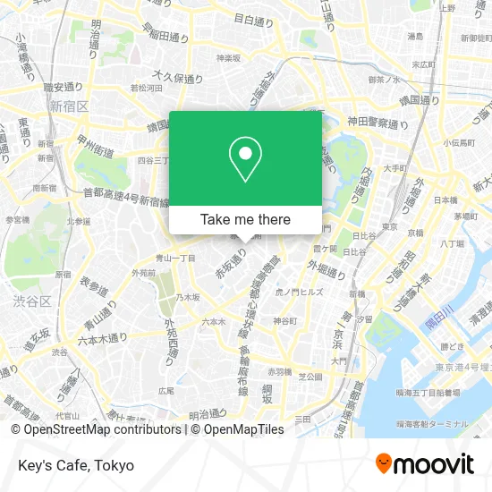 Key's Cafe map