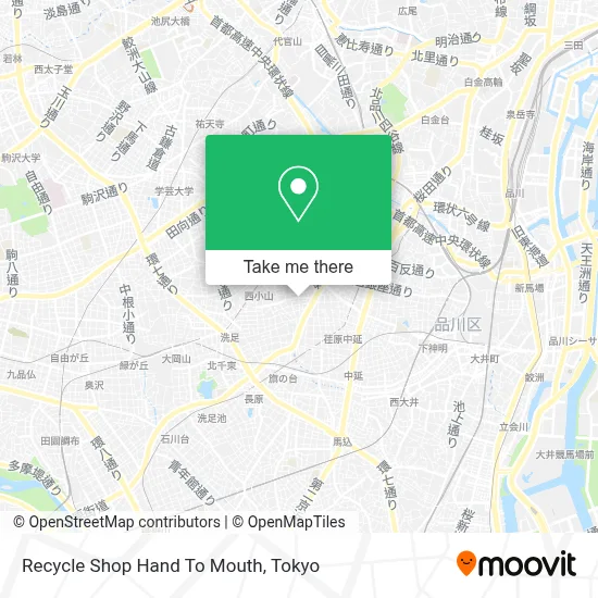Recycle Shop Hand To Mouth map