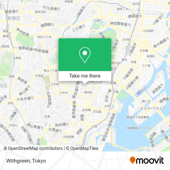 Withgreen map