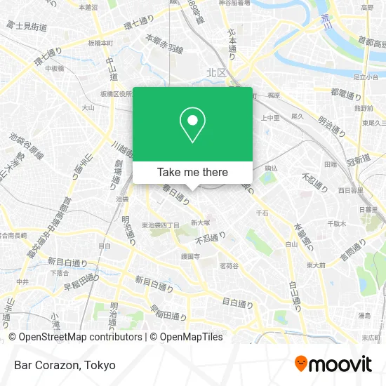 Bar Corazon map