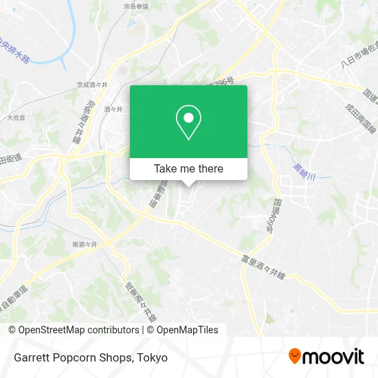 Garrett Popcorn Shops map