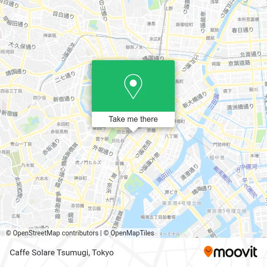 Caffe Solare Tsumugi map
