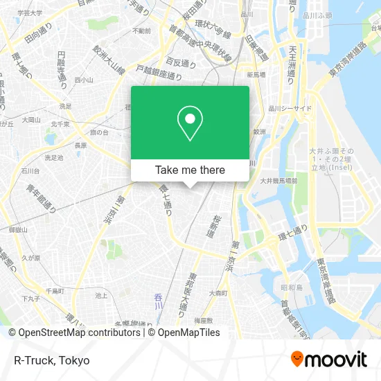 R-Truck map