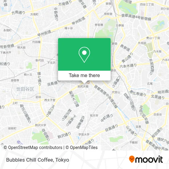 Bubbles Chill Coffee map