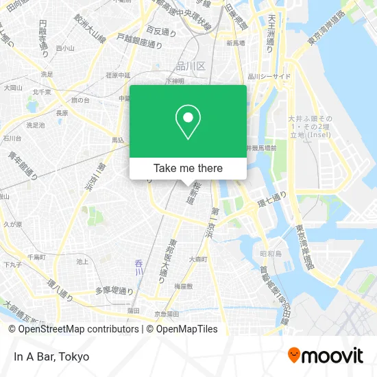 In A Bar map
