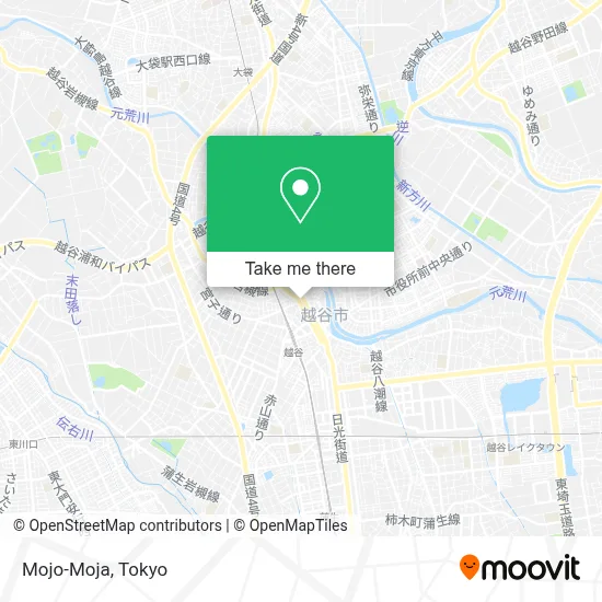 Mojo-Moja map