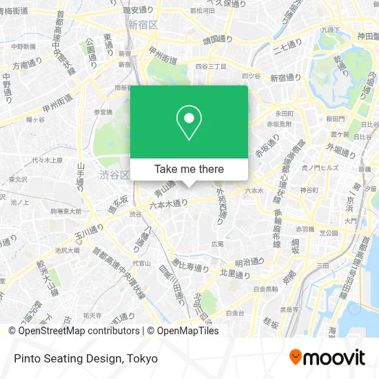 Pinto Seating Design map