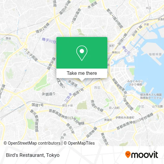 Bird's Restaurant map