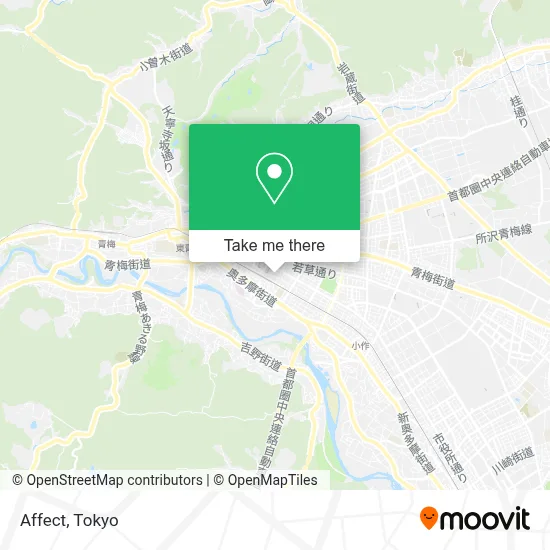 Affect map