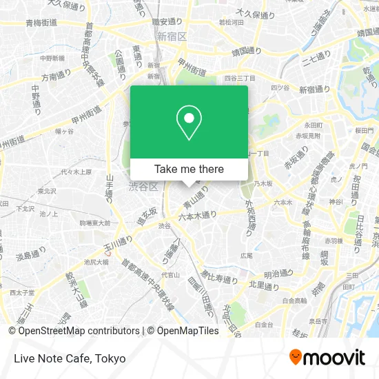 Live Note Cafe map