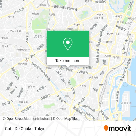 Cafe De Chako map
