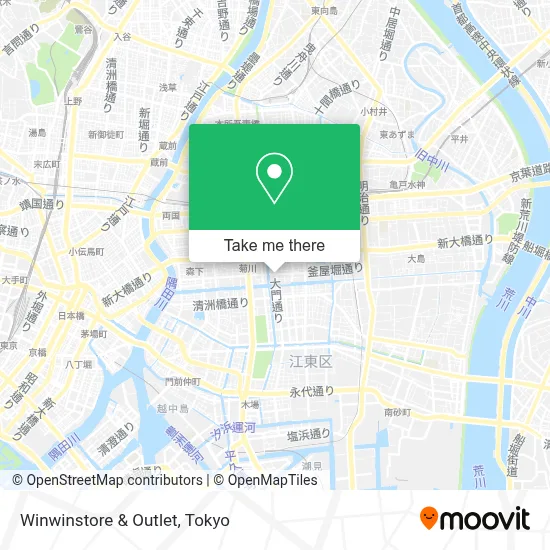 Winwinstore & Outlet map