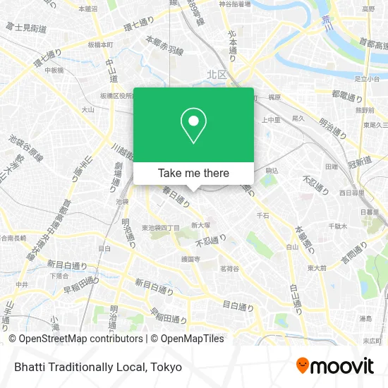 Bhatti Traditionally Local map