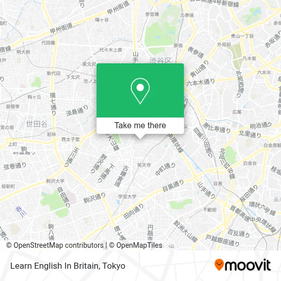 Learn English In Britain map