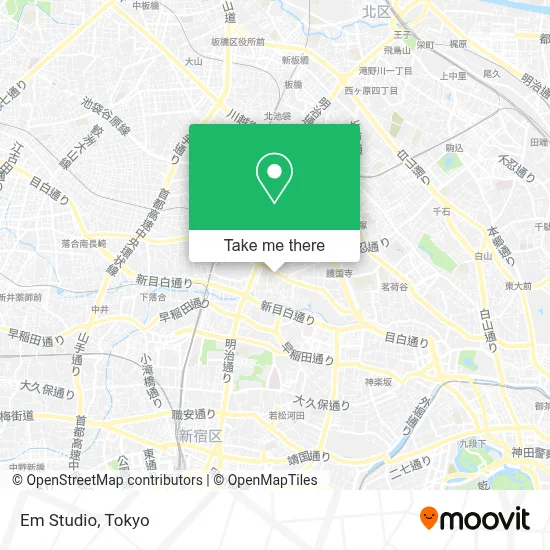 Em Studio map