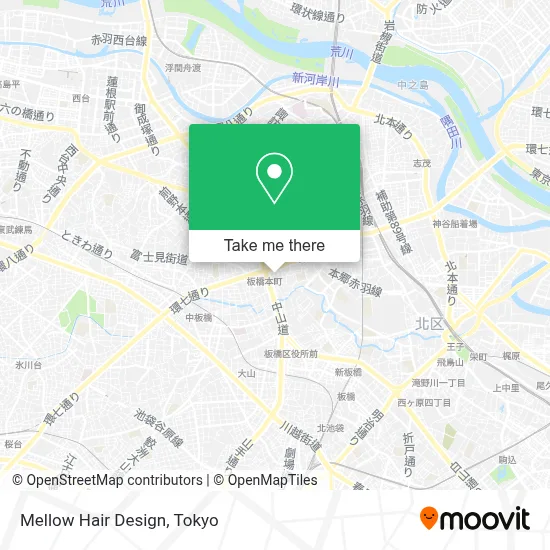 Mellow Hair Design map