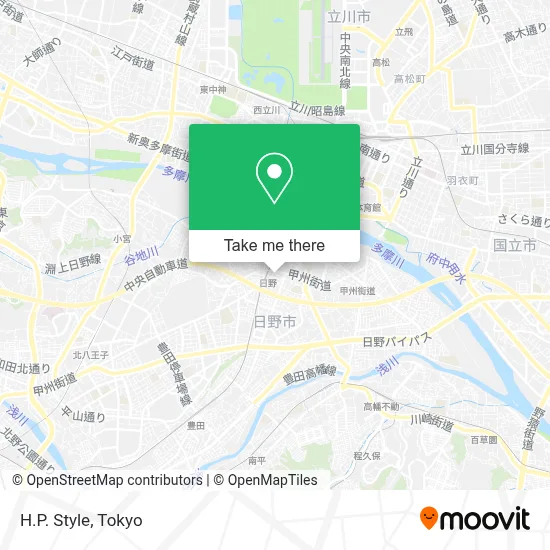 H.P. Style map