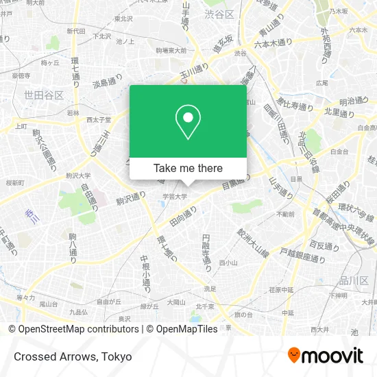 Crossed Arrows map