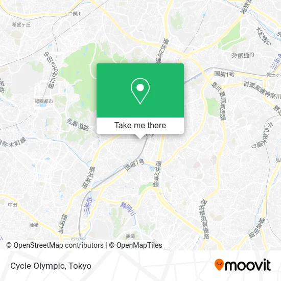 Cycle Olympic map