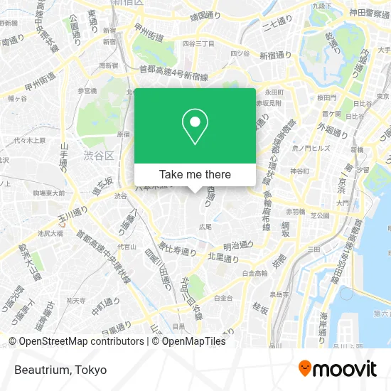 Beautrium map