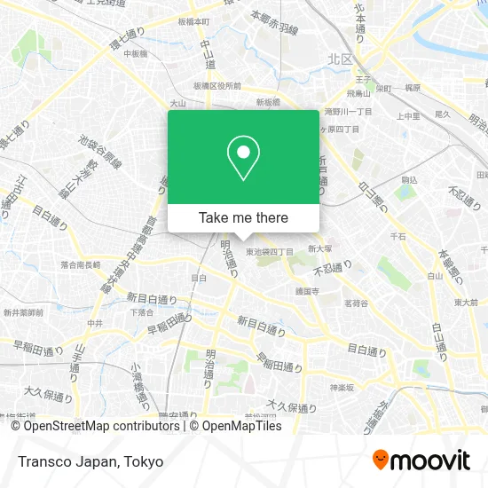 Transco Japan map