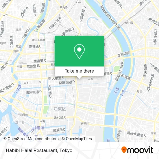 Habibi Halal Restaurant map