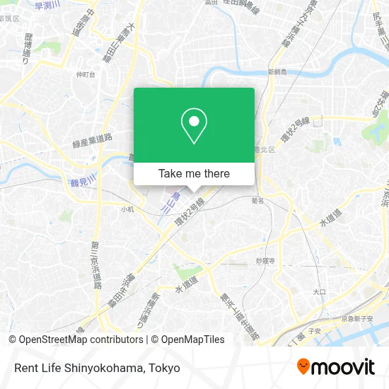 Rent Life Shinyokohama map