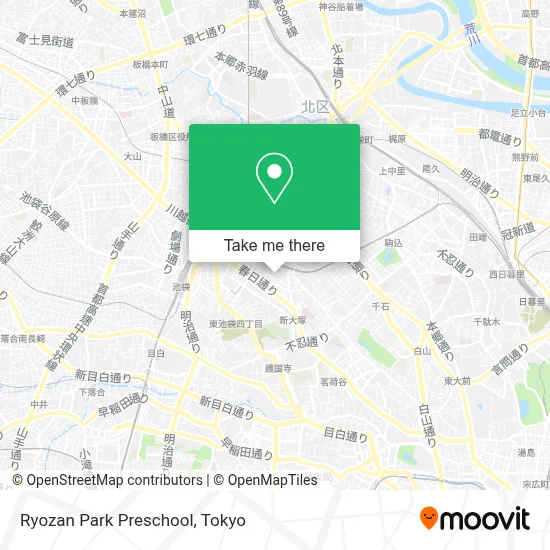 Ryozan Park Preschool map