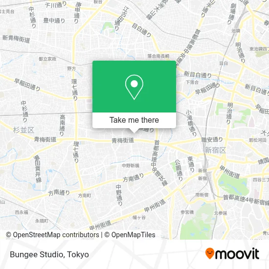 Bungee Studio map