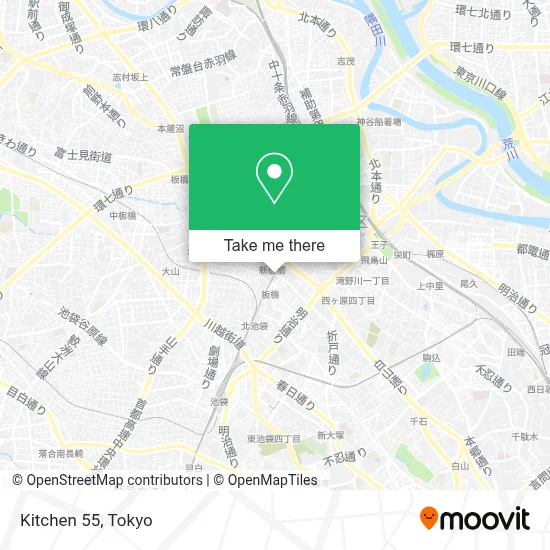 Kitchen 55 map