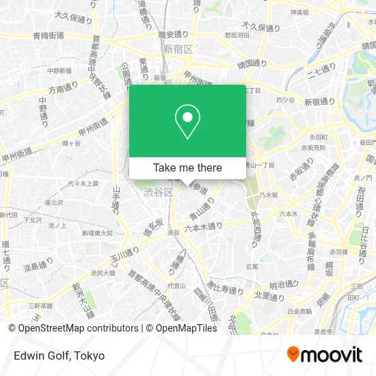 Edwin Golf map