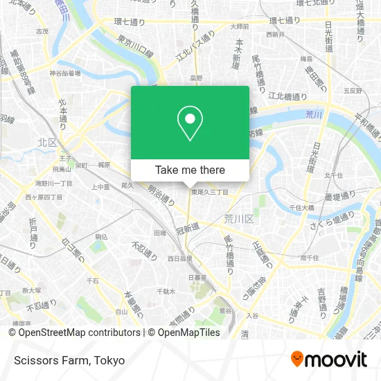 Scissors Farm map