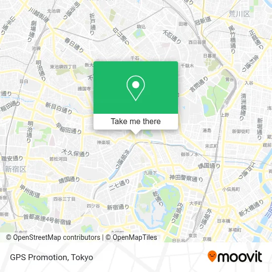 GPS Promotion map