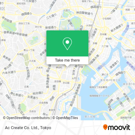Ac Create Co. Ltd. map