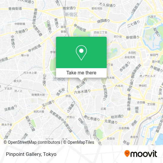 Pinpoint Gallery map