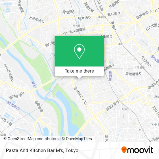 Pasta And Kitchen Bar M's map