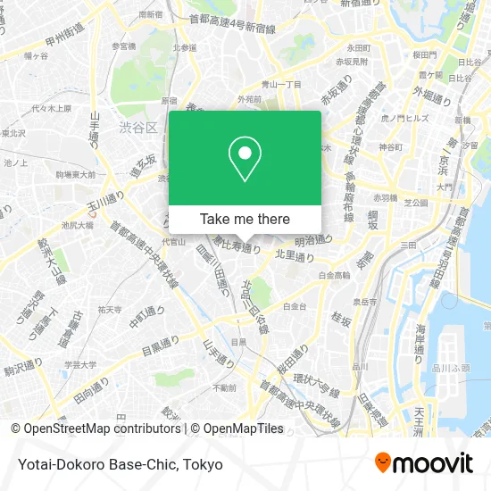Yotai-Dokoro Base-Chic map