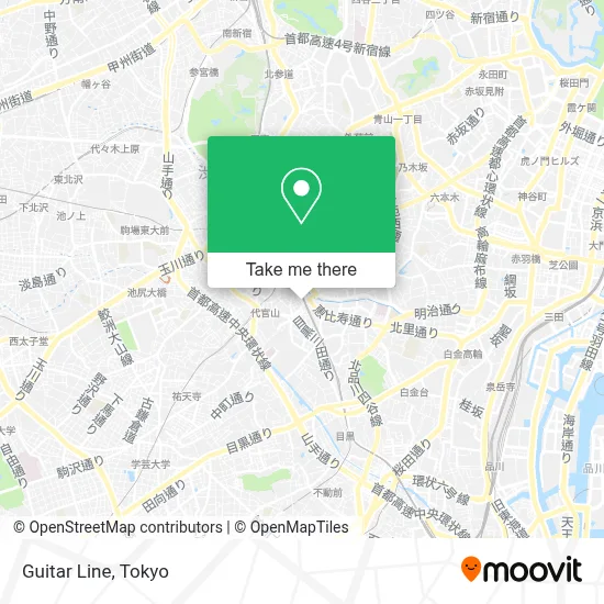 Guitar Line map