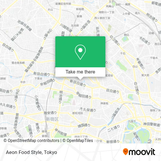 Aeon Food Style map