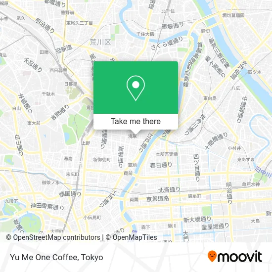 Yu Me One Coffee map