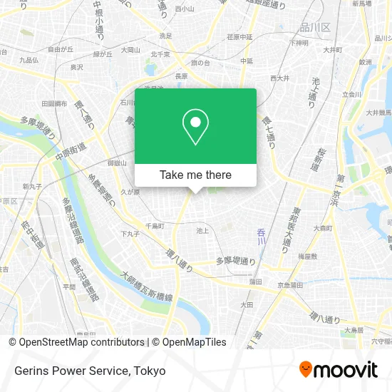 Gerins Power Service map